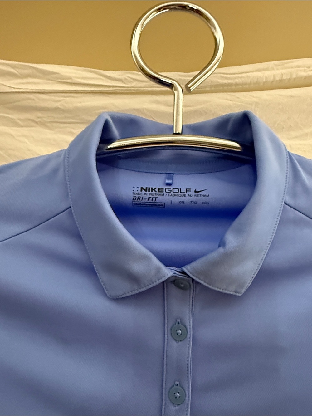 Nike Women's Sky Blue Short-Sleeve Polo - Picture 3 of 7
